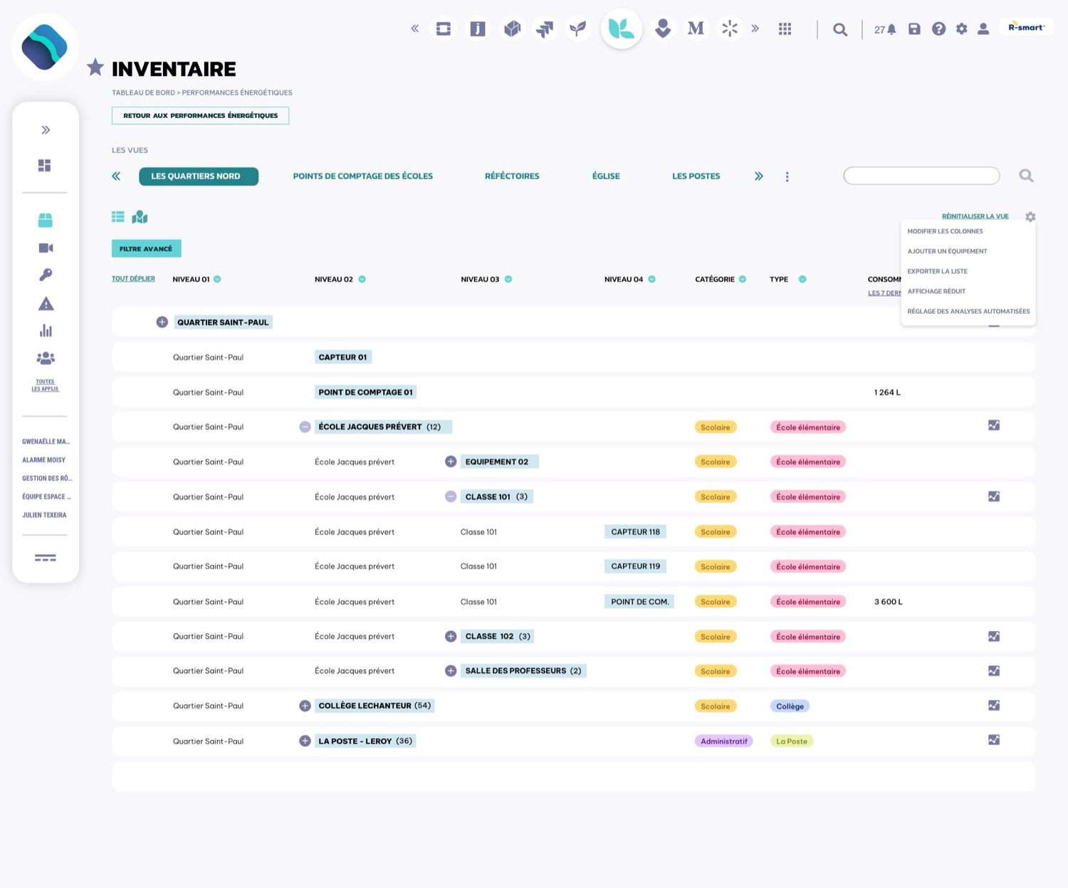 Écran de configuration automatisée, NGE Connect.